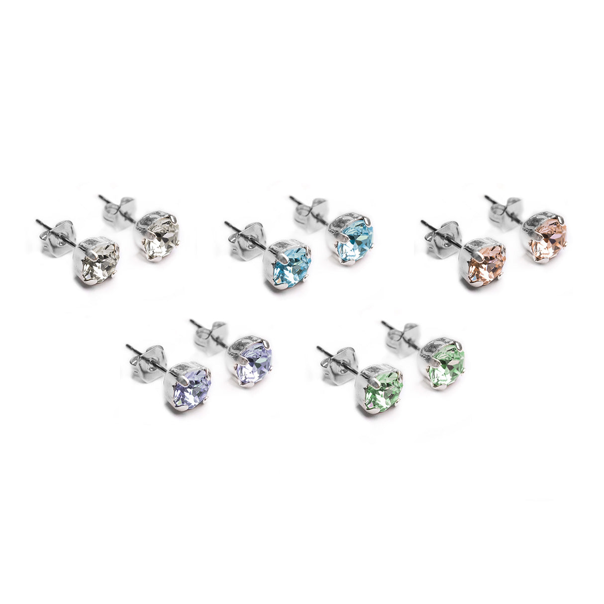 Swarovski Crystal Stud Earrings