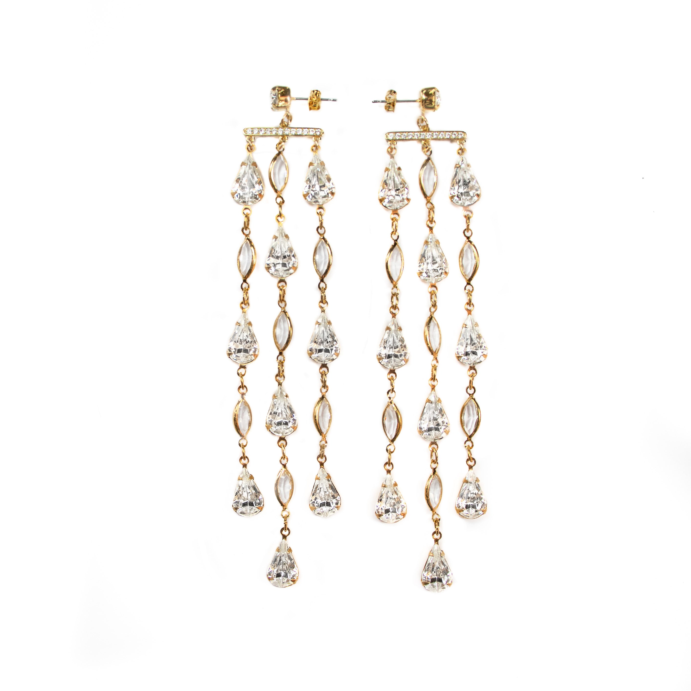 Emily Earrings (Clear)