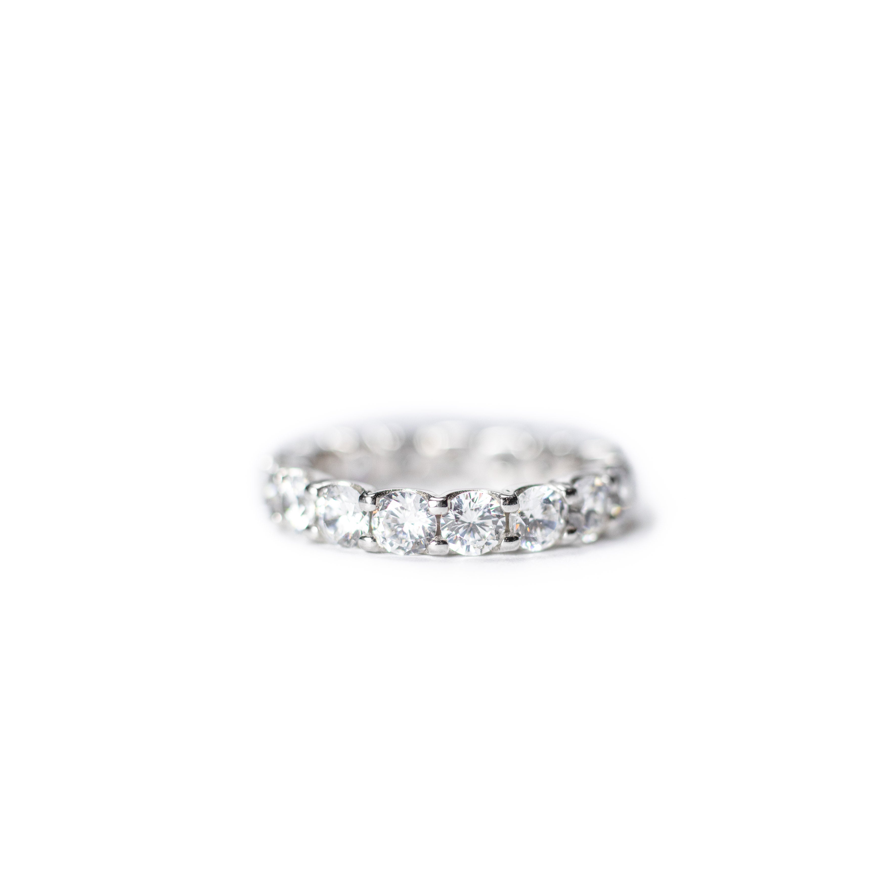 Round Cut Eternity Band
