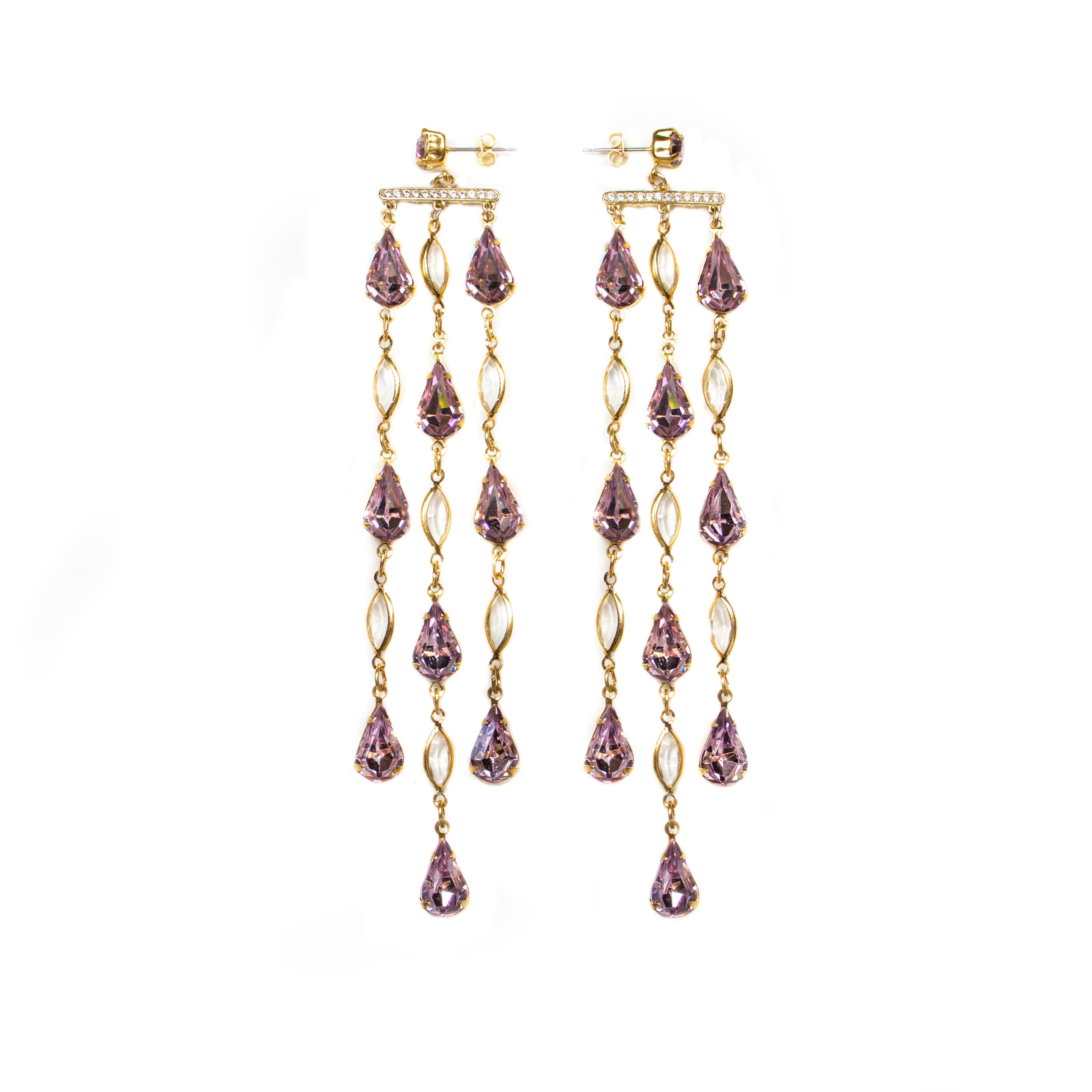 Emily Earrings (Amethyst)