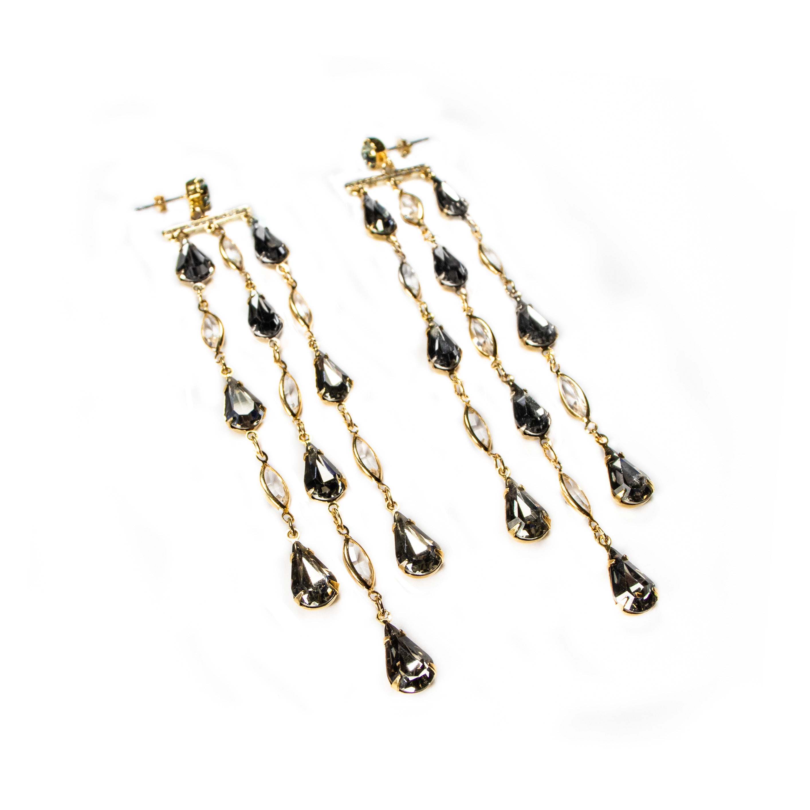 Emily Earrings (Steel Grey)