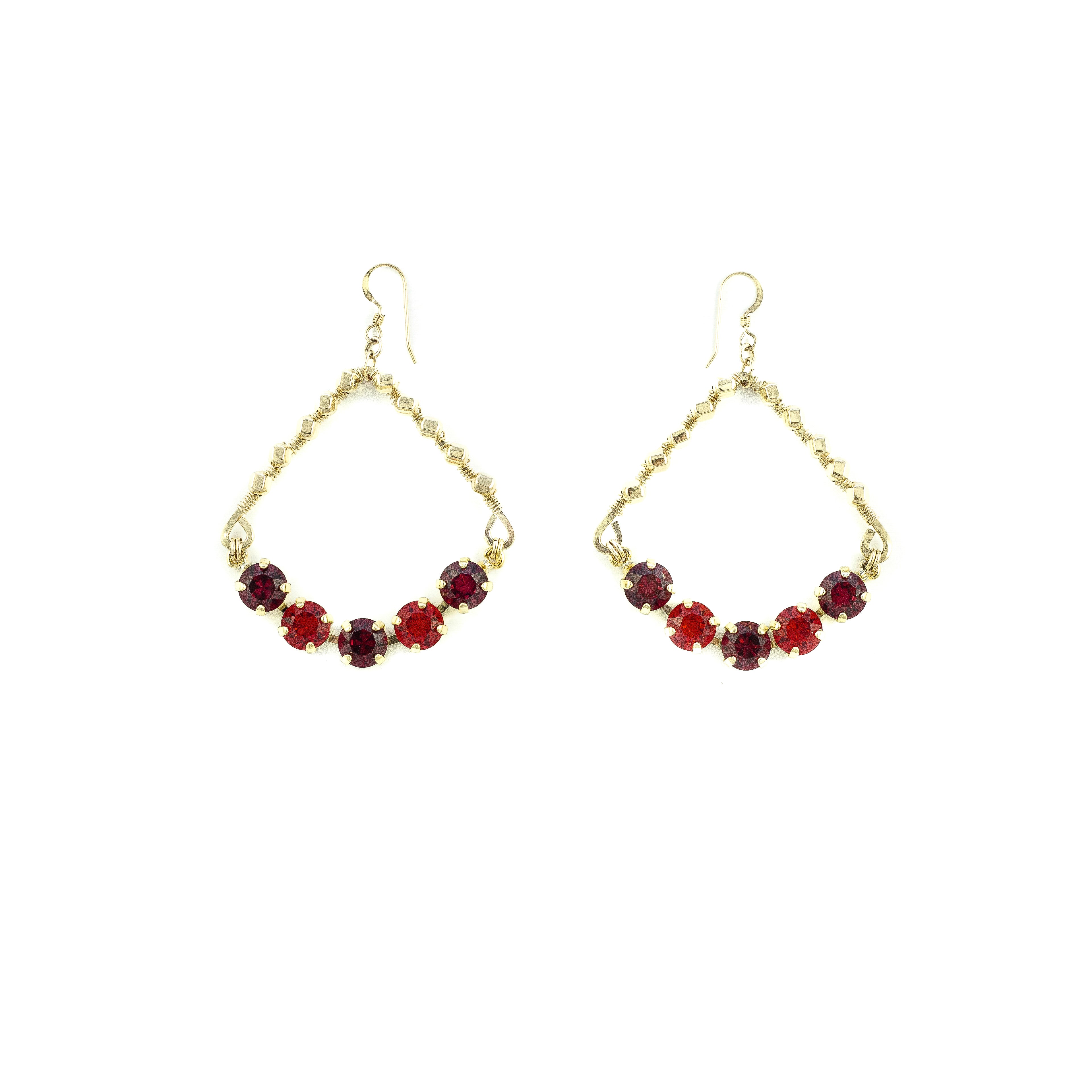 Ruby Earrings