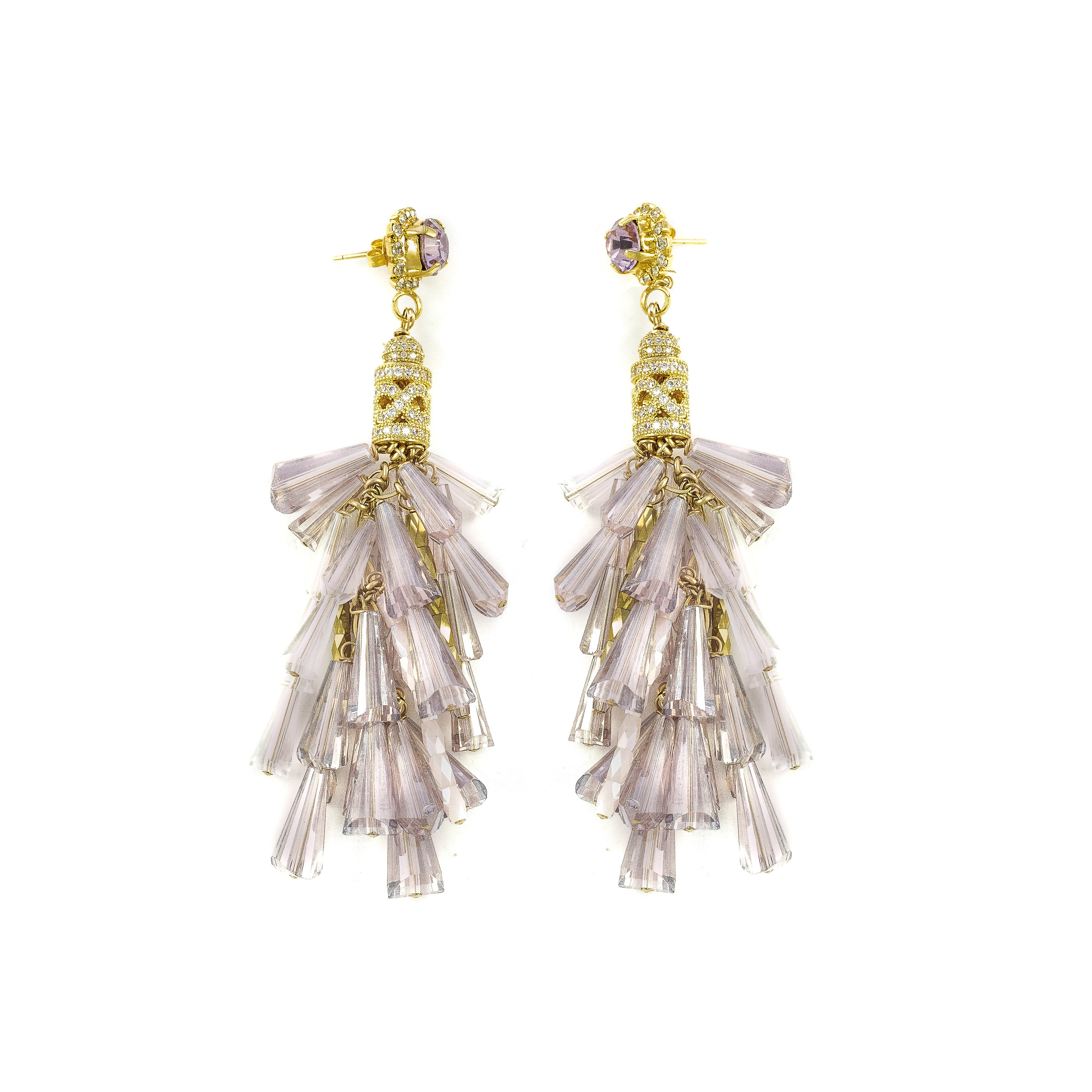 Michelle Earrings (Lilac)