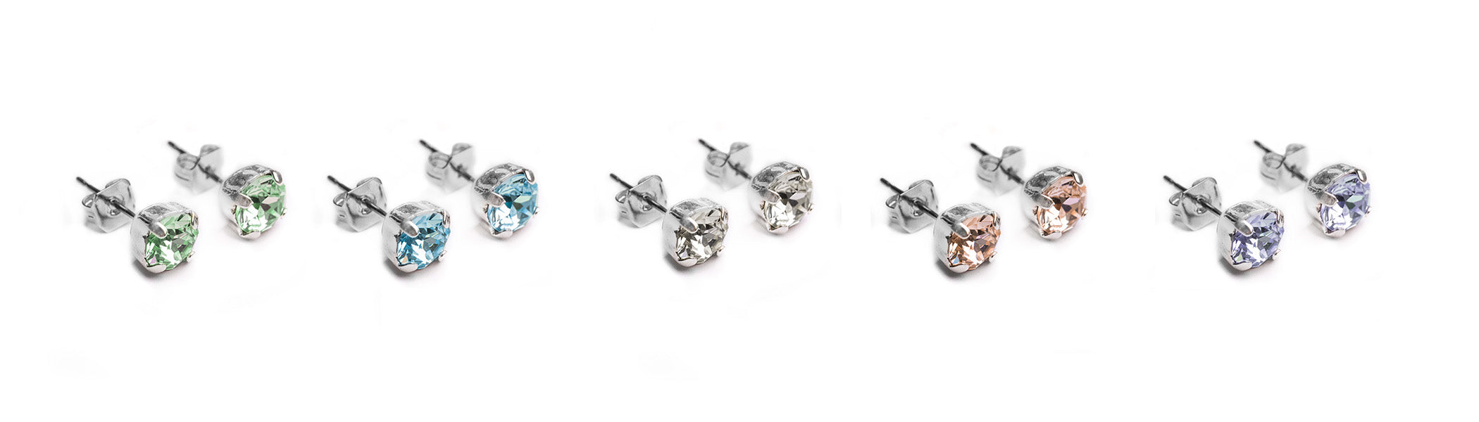 Swarovski Crystal Stud Earrings