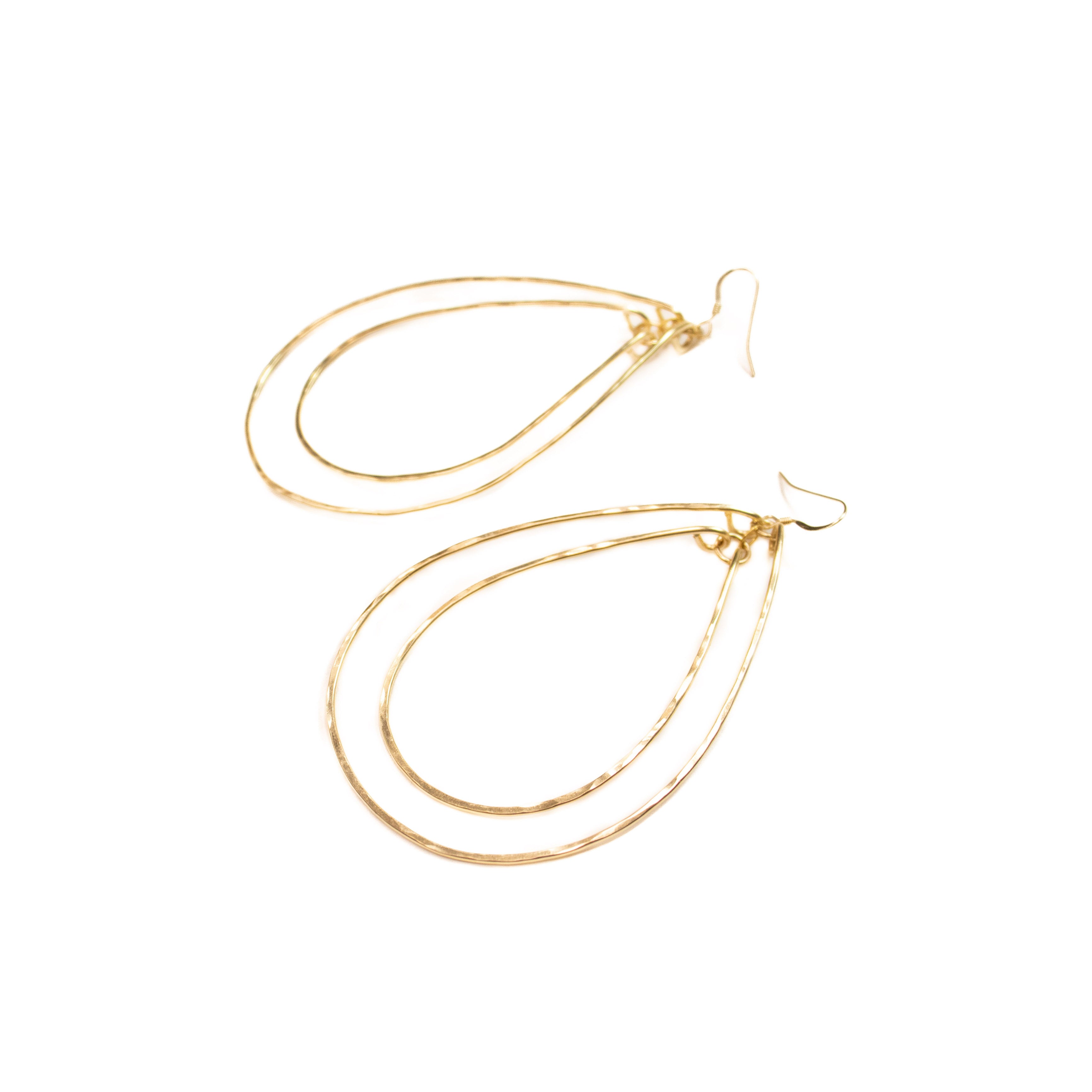 Double Teardrop Earrings